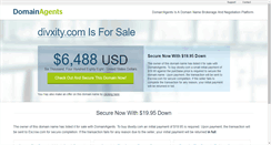 Desktop Screenshot of divxity.com